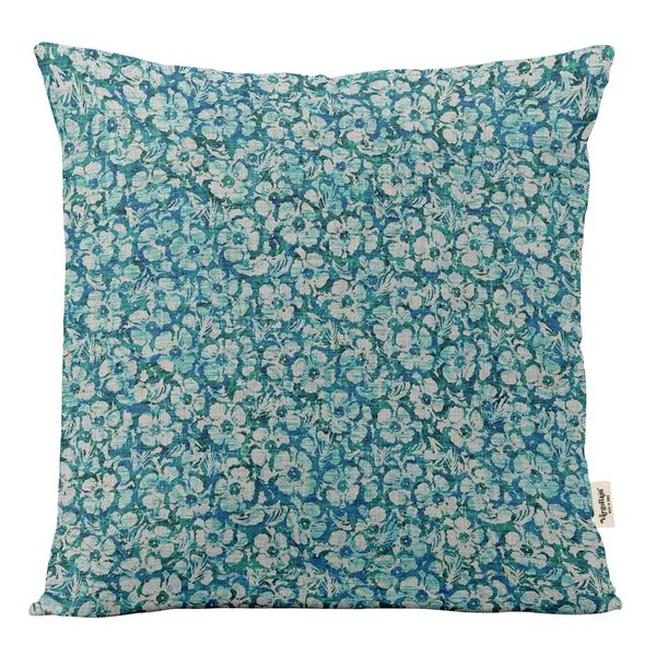 Capas de Almofada Decorativas com Estampa Azul - Vargottam 30,48 Cm × 30,48 Cm – Quadrado / Azul