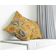 Capas de Almofada Estampadas Amarelas de Luxo, Capas de Almofada Decorativas, Capa para Almofada de Sofá - Vargottam 40,64 Cm × 40,64 Cm – Quadrado / Amarelo