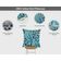 Capas de Almofada Decorativas Estampadas Tema Azul de Luxo - Vargottam 40,64 Cm × 40,64 Cm – Quadrado / Azul