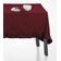 Toalha de Mesa de Algodão com Babados, Redonda, Capa Protetora Lisa, Estilo Farmhouse, Lavável, Vermelha - Vargottam 137,16 Cm × 182,88 Cm – Retangular / Vermelho