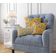Capas de Almofada Estampadas Amarelas de Luxo, Capas de Almofada Decorativas, Capa para Almofada de Sofá - Vargottam 45,72 Cm × 45,72 Cm – Quadrado / Amarelo