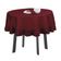 Toalha de Mesa de Algodão com Babados, Redonda, Capa Protetora Lisa, Estilo Farmhouse, Lavável, Vermelha - Vargottam 152,4 Cm × 274,32 Cm – Retangular / Vermelho