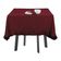 Toalha de Mesa de Algodão com Babados, Redonda, Capa Protetora Lisa, Estilo Farmhouse, Lavável, Vermelha - Vargottam 152,4 Cm × 154,4 Cm – Quadrado / Vermelho