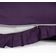 Capa Decorativa de Almofada com Babados em Algodão Shabby Chic Estilo Farmhouse - Vargottam 66 Cm × 66 Cm / Roxo