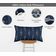 Capas de Almofada Luxuosas Estampadas Tema Azul Capas Decorativas de Travesseiro - Vargottam 35,56 Cm × 60,96 Cm – Retangular / Azul
