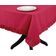 Toalha de Mesa Redonda com Babados de Algodão Lisa para Cozinha e Jantar, Decorativa, Rosa - Vargottam 137,16 Cm × 182,88 Cm – Retangular / Rosa