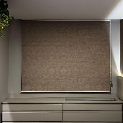 Persiana Rolo Blackout Marrom Napolis - 1,93m X 2,64m Marrom