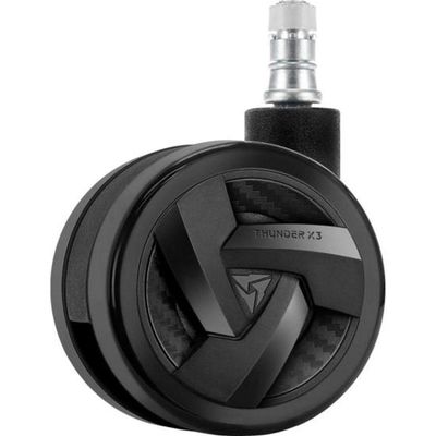 Cadeira Gamer Core Smart Racer em Couro Sintético com Suporte Lombar Automático Azul-preta