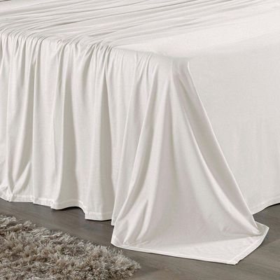 Jogo De Cama Casal Nobre 4 Peças Lençol Com Elástico De 30cm De Altura Malha 100% Algodão - Palha