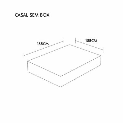 Colchão Firme Natural 2025- 100% Latex Firme Opcionais Kit Spa Medida Casal 138x188cm