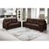 Sofá Julia Conjunto 2 E 3 Lugares Império Estofados Suede Marrom 379