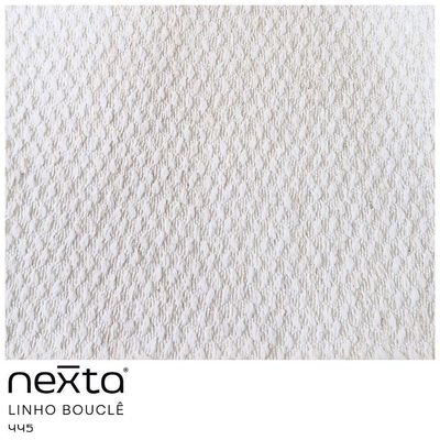 Kit 4 Cadeiras De Jantar Cléo Base Ouro Fosco Linho Bouclé Off White - Nexta Casa