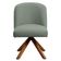 Kit 04 Cadeiras De Jantar Cléo Base Giromad Linho Verde - Nexta Casa