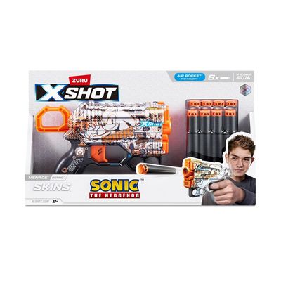 Lançador de dardos X-Shot, Skins Menace Sonic, Retro