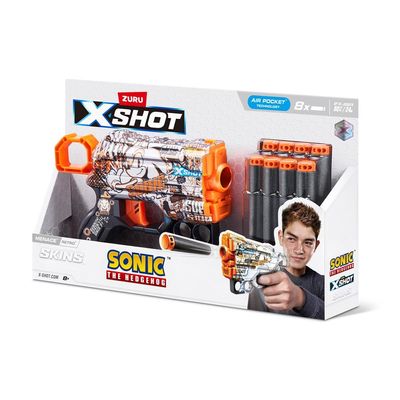 Lançador de dardos X-Shot, Skins Menace Sonic, Retro