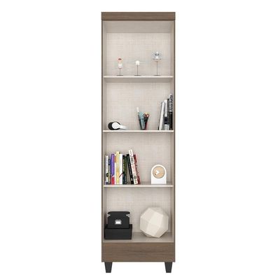 Guarda Roupa Casal Porto 8 Portas E Armário Multiuso Lite Carvalho Oak - Móveis Leão