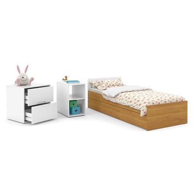 Berço Americano Multifuncional Formare Branco Freijó - Matic E Guarda Roupa Casal Americano 6 Portas Branco Hp - Henn