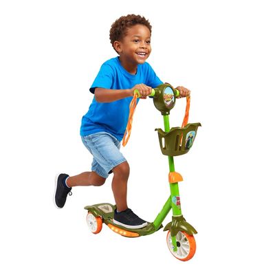Patinete 3 Rodas c/ Cesta Verde CV192314