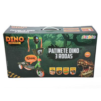 Patinete 3 Rodas c/ Cesta Verde CV192314