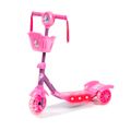 PATINETE 3 RODAS C CESTA ROSA CV192317