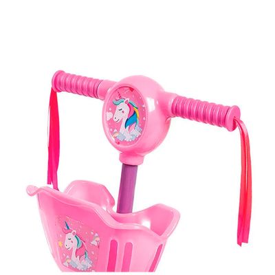 Patinete 3 Rodas c/ Cesta Rosa CV192317