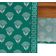 Caminho de Mesa de Algodão Estampado em Bloco - Twill Premium 36 cm - Cozinha, Jantar, Café, Aparador - Vários Comprimentos - Vargottam 35,56 Cm (L) × 152,4 Cm (C) / Verde