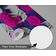 Papel de Parede Elefante com Rosa Estilo Asiático, Vinil Autoadesivo, Fácil Aplicação Faça-Você-Mesmo para Quarto e Sala - Rosa - S4Sassy 63,5 cm (L) × 304,8 cm (C) / Rosa - Vinil Liso