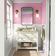 Papel de Parede Étnico Paisley Folha Rosa, Autoadesivo, Envoltório, Decoração DIY Fácil para Quarto Fazenda, Sala, Armários - S4Sassy 63,5 cm (L) × 152,4 cm (C) / Rosa - Vinil Texturizado