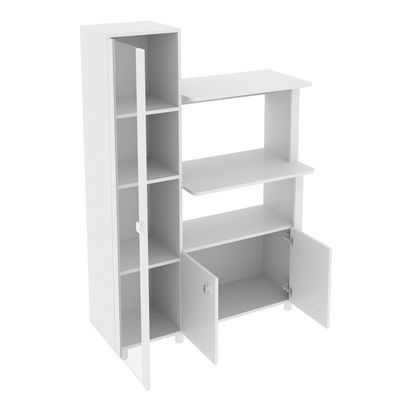Armário Para Forno E Microondas Com 3 Portas Cr20009 Branco