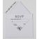 50 Cartões RSVP em Branco com Envelopes Brancos - Floral para Casamento/Jantar de Ensaio/Chá de Bebê/Chá de Panela/Noivado - Inkdotpot 10,16 Cm × 15,24 Cm / Branco