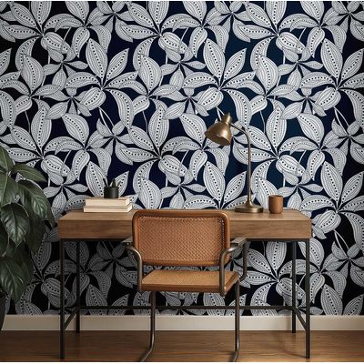 Papel Contato Vinílico Autoadesivo Folhas Pontilhadas À Prova D'Água - Azul, Removível para Quartos, Locação e Armários - S4Sassy 63,5 cm (L) × 304,8 cm (C) / Azul - Vinil Liso