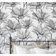 Papel Contact Vinílico Autoadesivo Impermeável Removível, Mosaico Abstrato de Lírios para Paredes/Armários/Cômoda - Cinza - S4Sassy 63,5 cm (L) × 152,4 cm (C) / Cinza - Vinil Liso