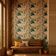 Papel de Parede Vinílico Autoadesivo Floral Tropical Impermeável - Bege, Removível, para Quartos, Espaços de Inquilinos e Armários - S4Sassy 63,5 cm (L) × 152,4 cm (C) / Bege - Vinil Liso