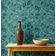 Vinil Autoadesivo Estampa Trepadeiras de Rosas, à Prova d'água, Removível, Estilo Asiático para Quartos, Sala, Armários - S4Sassy 63,5 cm (L) × 304,8 cm (C) / Verde - Vinil Texturizado