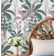 Revestimento de Parede Autoadesivo Removível Vinílico Estampa de Bananeira Tropical Verde para Banheiro, Lavanderia, Armário - S4Sassy 63,5 cm (L) × 914,4 cm (C) / Verde - Vinil Liso