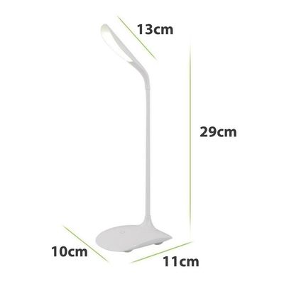 Luminária Mini Luz Led Pc Notebook Usb Flexível Portátil Branco