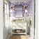 Papel de Parede Trilha de Folhas Roxas, Botânico Minimalista Autoadesivo Vinílico, Decoração Faça Você Mesmo para Quarto e Sala - S4Sassy 63,5 cm (L) × 304,8 cm (C) / Roxo - Vinil Liso