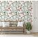 Papel de Parede Vinílico Autoadesivo, Estampa Floral de Videira Rústica, Impermeável, Removível, Para Salas, Locação e Armários - S4Sassy 63,5 cm (L) × 304,8 cm (C) / Branco - Vinil Liso