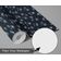 Papel Contact Vinílico Autoadesivo Removível Impermeável com Estampa Flores do Prado para Paredes, Armários e Cômoda - S4sassy 63,5 cm (L) × 304,8 cm (C) / Cinza - Vinil Liso