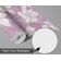 Papel Contact Vinílico Autoadesivo Removível e Impermeável, Estampa Lily Bloom para Paredes, Armários e Cômoda Roxo - S4sassy 63,5 cm (L) × 152,4 cm (C) / Roxo - Vinil Liso