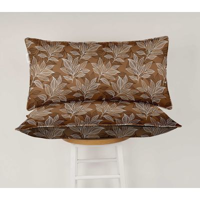 Capa de Almofada Lombar Retangular em Tecido de Poliéster para Uso Interno/Externo, Impermeável para Móveis de Pátio - Vargottam 30,48 Cm × 45,72 Cm / Marrom