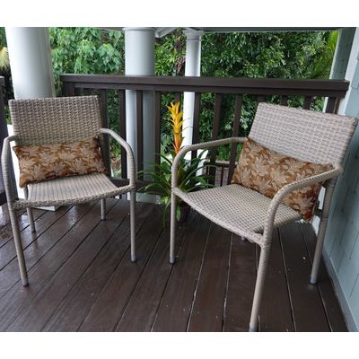 Capa de Almofada Lombar Retangular em Tecido de Poliéster para Uso Interno/Externo, Impermeável para Móveis de Pátio - Vargottam 30,48 Cm × 45,72 Cm / Marrom