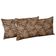 Capa de Almofada Lombar Retangular em Tecido de Poliéster para Uso Interno/Externo, Impermeável para Móveis de Pátio - Vargottam 30,48 Cm × 50,8 Cm / Marrom