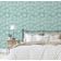 Rolo Vinílico Autoadesivo Removível Impermeável, Estampa de Folha Verde Inspirada na Natureza para Paredes, Cômoda e Armários - S4sassy 63,5 cm (L) × 609,6 cm (C) / Verde - Vinil Liso
