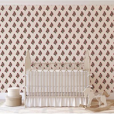 Papel de Parede Vinílico Autoadesivo Treliça Rosa, Impermeável Bege, Removível Asiático para Quartos, Sala, Locação, Armários - S4Sassy 63,5 cm (L) × 914,4 cm (C) / Bege - Vinil Liso
