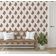 Papel de Parede Vinílico Autoadesivo Treliça Rosa, Impermeável Bege, Removível Asiático para Quartos, Sala, Locação, Armários - S4Sassy 63,5 cm (L) × 152,4 cm (C) / Bege - Vinil Liso