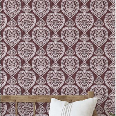 Papel de Parede Marrom com Corações Autoadesivo de Vinil, Cobertura DIY Fácil para Quarto Estilo Fazenda, Sala, Armário, Espaço - S4Sassy 63,5 cm (L) × 304,8 cm (C) / Marrom - Vinil Liso