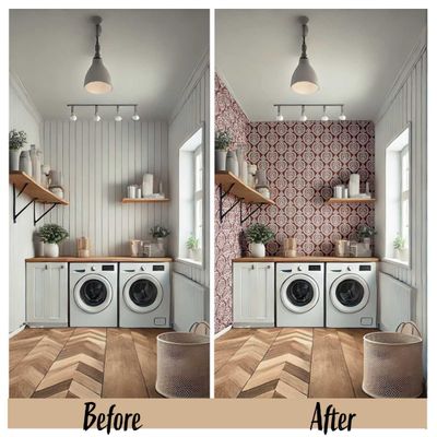 Papel de Parede Marrom com Corações Autoadesivo de Vinil, Cobertura DIY Fácil para Quarto Estilo Fazenda, Sala, Armário, Espaço - S4Sassy 63,5 cm (L) × 304,8 cm (C) / Marrom - Vinil Liso