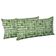 Capa para Almofada Lombar Retangular em Tecido de Poliéster Impermeável para Todos os Climas, Interno/Externo, Móveis de Pátio - Vargottam 30,48 Cm × 45,72 Cm / Verde