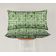 Capa para Almofada Lombar Retangular em Tecido de Poliéster Impermeável para Todos os Climas, Interno/Externo, Móveis de Pátio - Vargottam 30,48 Cm × 50,8 Cm / Verde